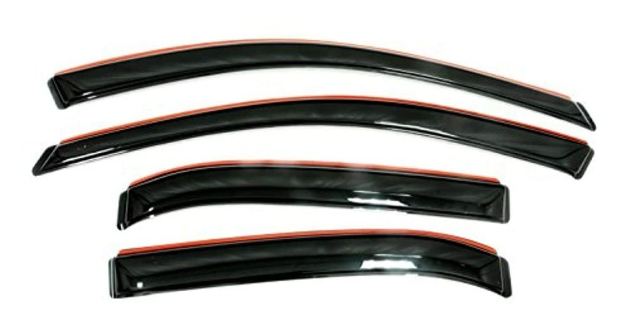 AVS 194930 In-Channel Ventvisor / Rain Guards | Fits 2015 - 2024 Ford Edge- Smoke, 4 pcs.