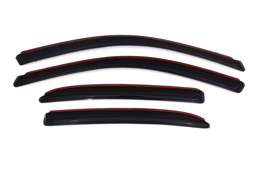 AVS 194943 In-Channel Ventvisor / Rain Guards | Fits 2003 - 2007 Honda Accord Sedan- Smoke, 4 pcs.