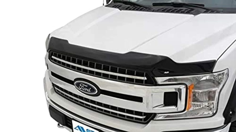 AVS 322104 Aeroskin Hood Protector | 2013 - 2017 Chevrolet Traverse (Limited - 1st Gen Models), 2018 - 2023 Traverse (Includes Limited) | Low Profile/Flush - Smoke