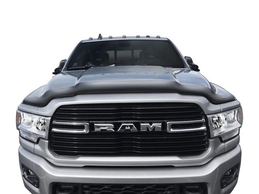 AVS 322163-PWD Aeroskin Hood Protector | Fits 2022 - 2024 Ram 1500 (Excludes Rebel & TRX Models), Color Match-Ivory Pearl TriCoat