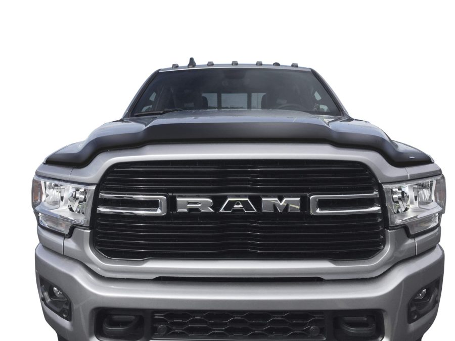 AVS 322189 Aeroskin Hood Protector | Fits 2019 - 2024 Ram 2500/3500, Low Profile/Flush - Smoke