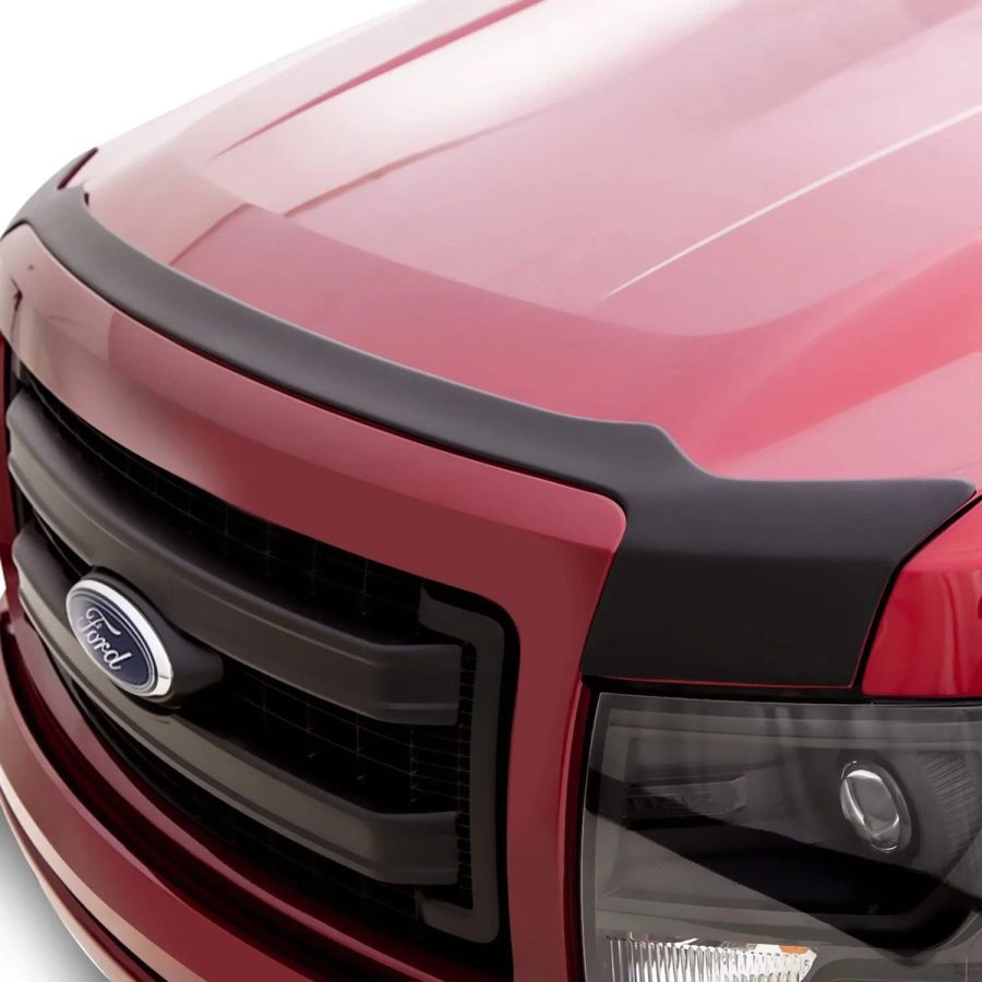 AVS 622196 Aeroskin Hood Protector | Fits 2021 - 2024 Ford F-150 (Excludes Tremor/Raptor), Low Profile/Flush - Chrome