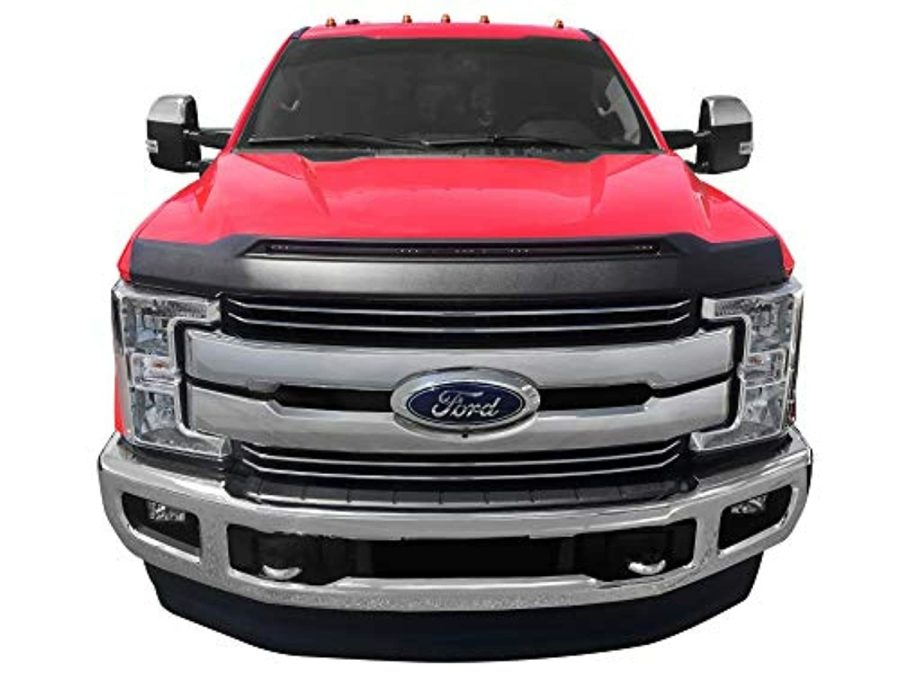 AVS 753135 Aeroskin Lightshield Hood Protector | Fits 2017 - 2022 Ford F-250, F-350, F-450, F-550 Super Duty - Black