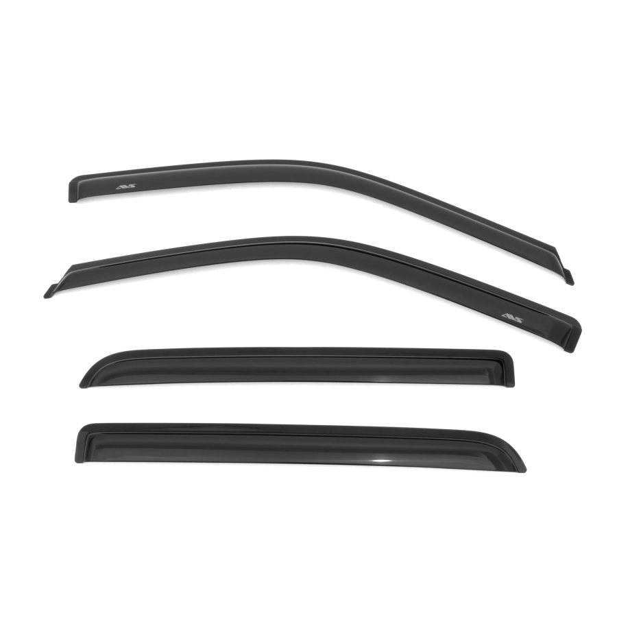 AVS 94423 Outside Mount Ventvisor / Rain Guards | Fits 1999 - 2007 Mazda B3000 Extended Cab, 1999 - 2009 Mazda B4000 Ext Cab, 1999 - 2011 Ford Ranger SuperCab- Smoke, 4 pcs.