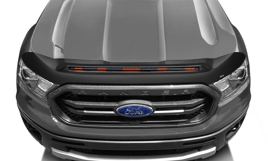 AVS 953166 Aeroskin Lightshield Pro PRO Hood Protector | Fits 2019 - 2023 Ford Ranger - Black