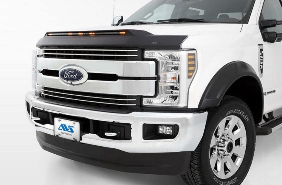 AVS 953183 Aeroskin Lightshield Pro Hood Protector | Fits 2021 - 2024 Ford Bronco (2 & 4 Dr. Excludes Raptor) - Black