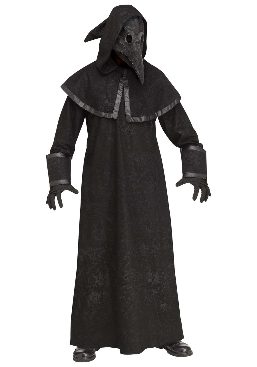 Adult Black Plague Doctor Costume