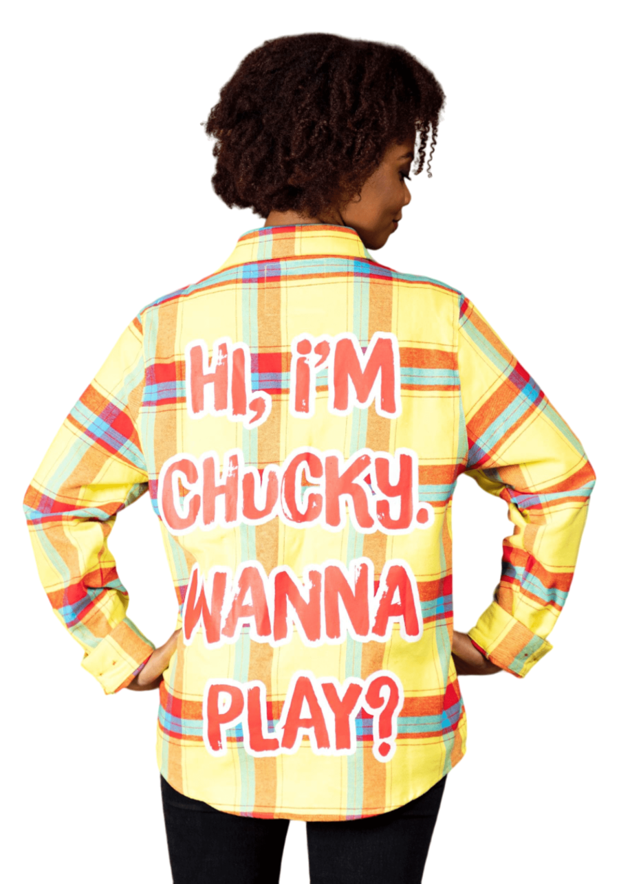 Adult Cakeworthy Chucky Flannel Shirt