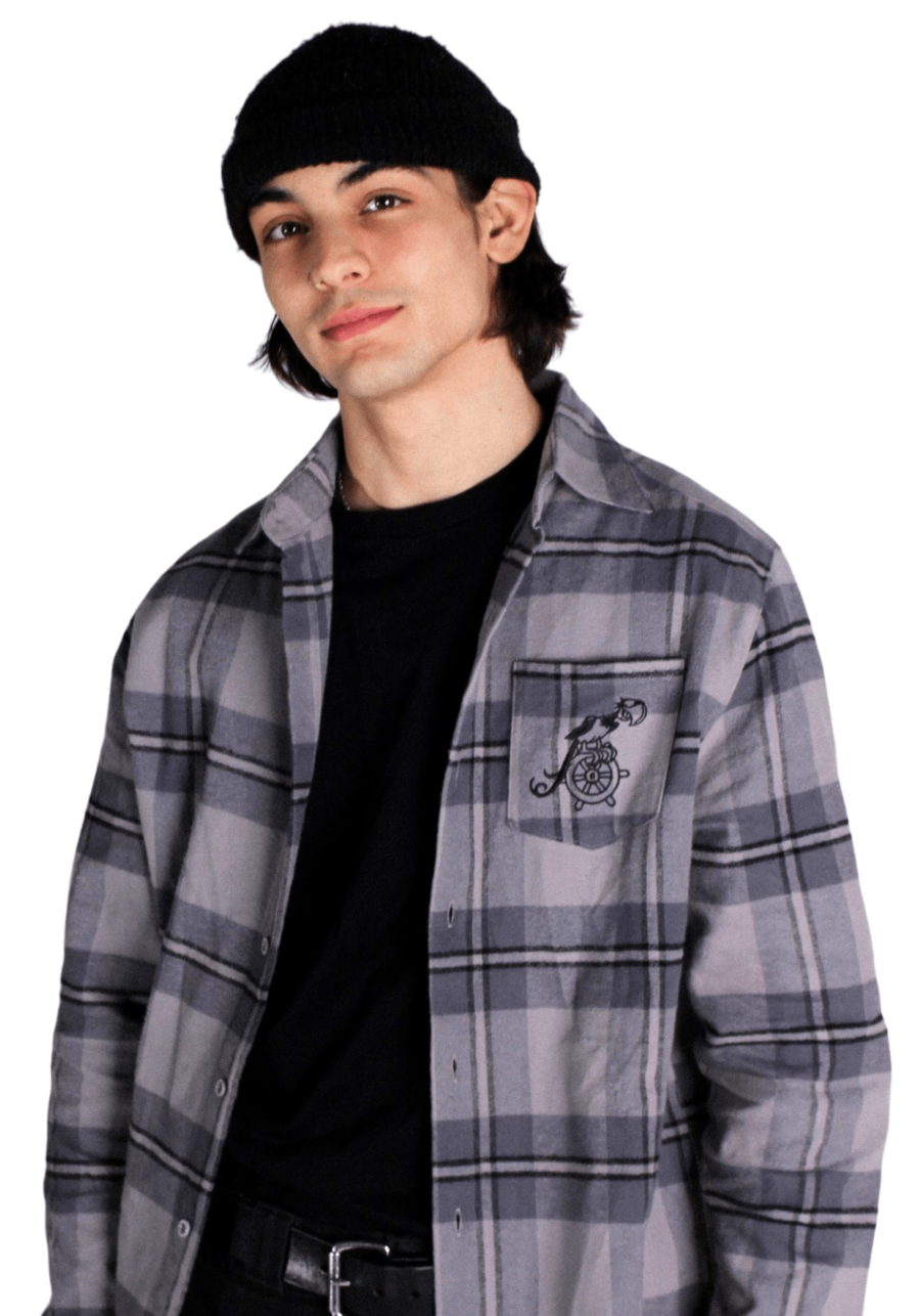 Adult Cakeworthy Steamboat Willie Flannel Shirt