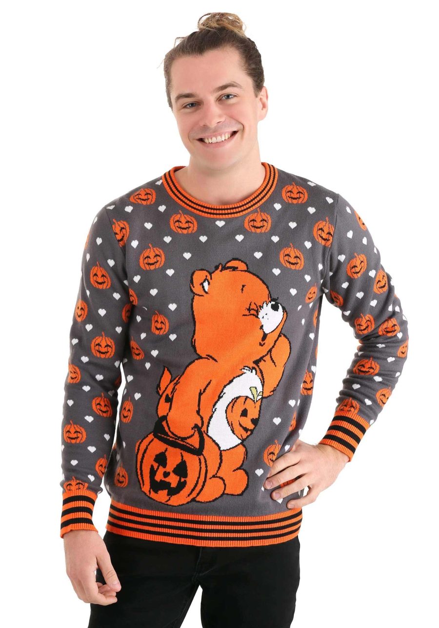 Adult Care Bears Trick-or-Sweet Bear Halloween Sweater