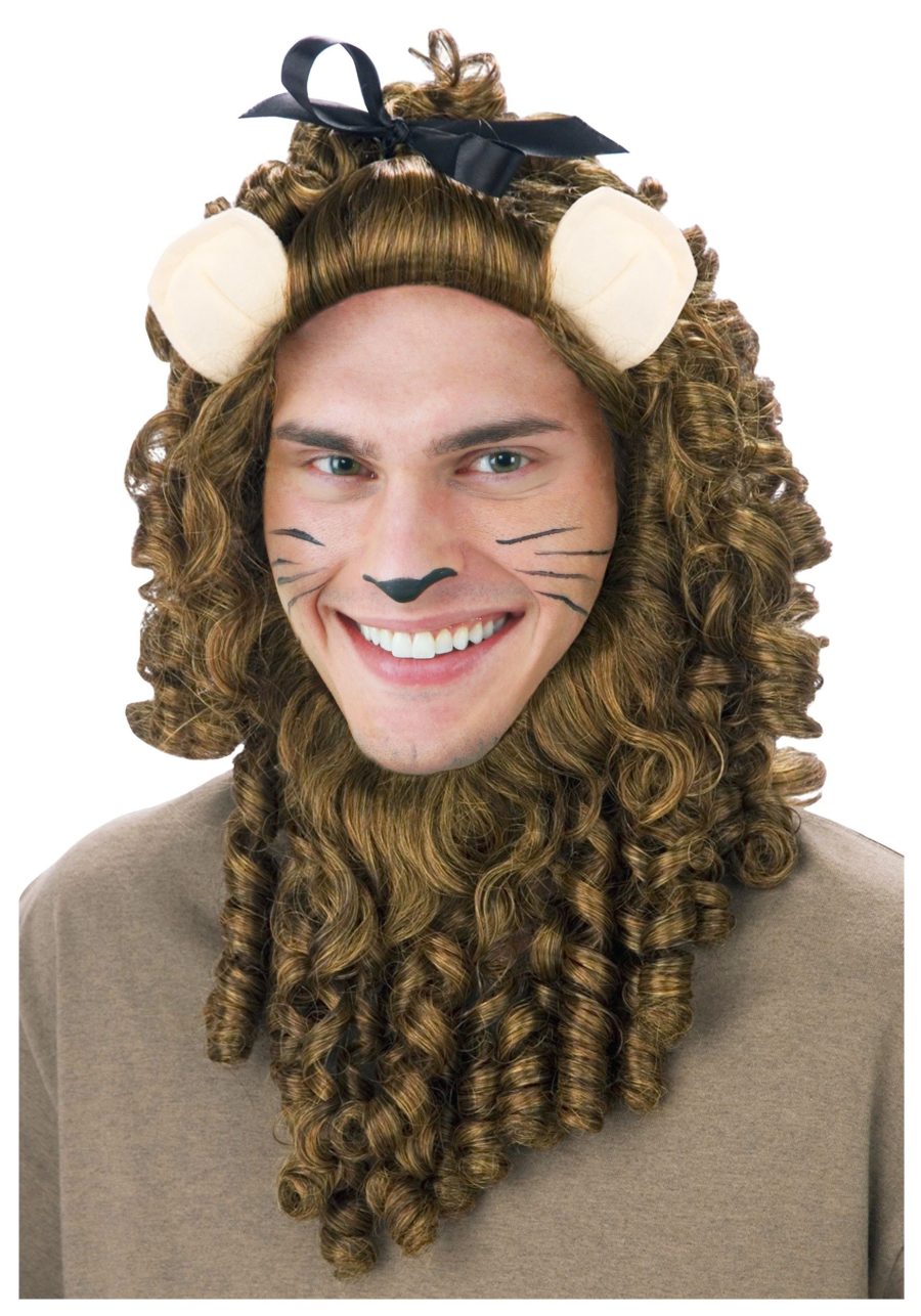 Adult Deluxe Curly Lion Wig