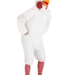 Adult Deluxe White Rooster Costume