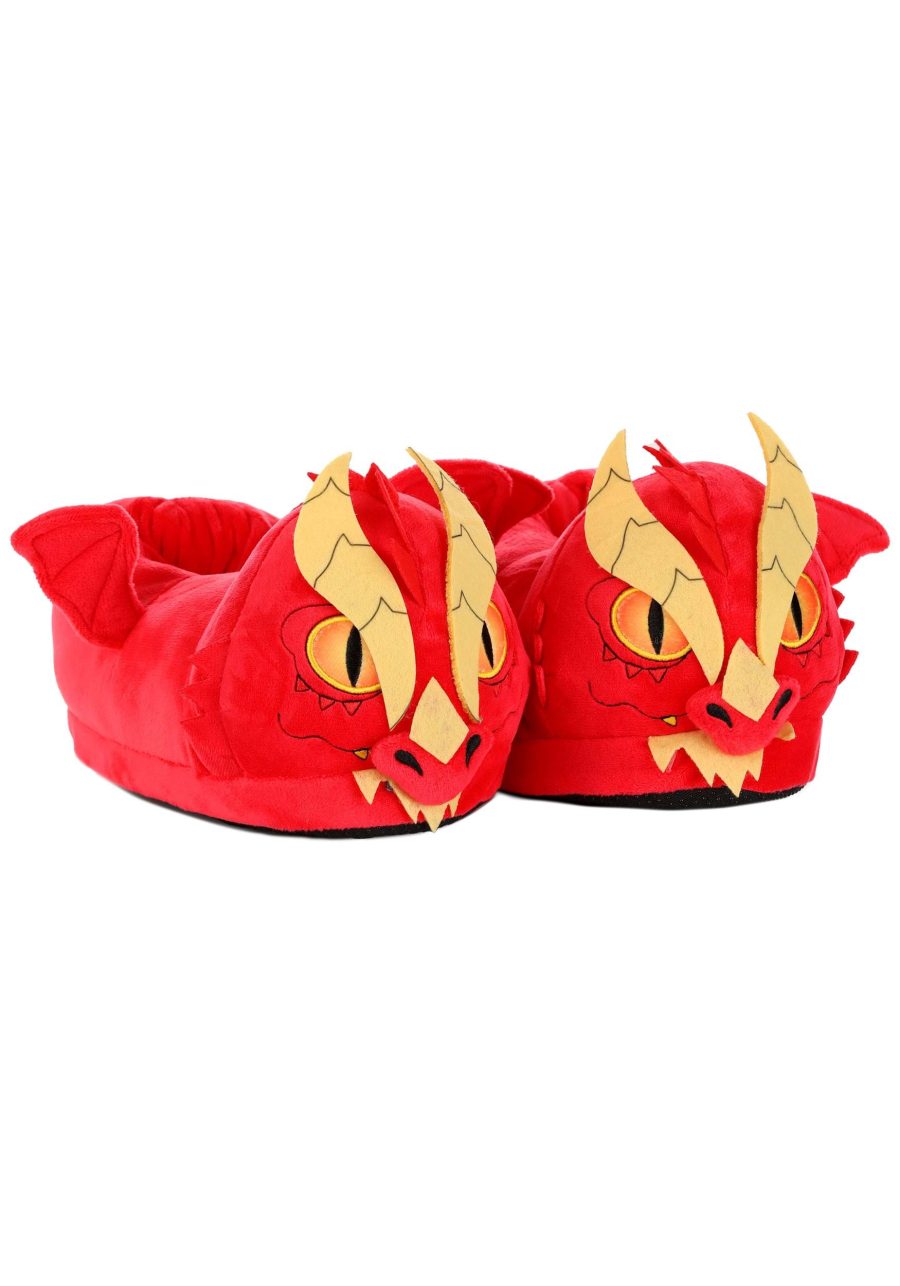 Adult Dungeons & Dragons Dragon Slippers