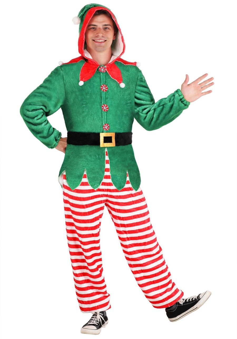 Adult Elf Jumpsuit Costume