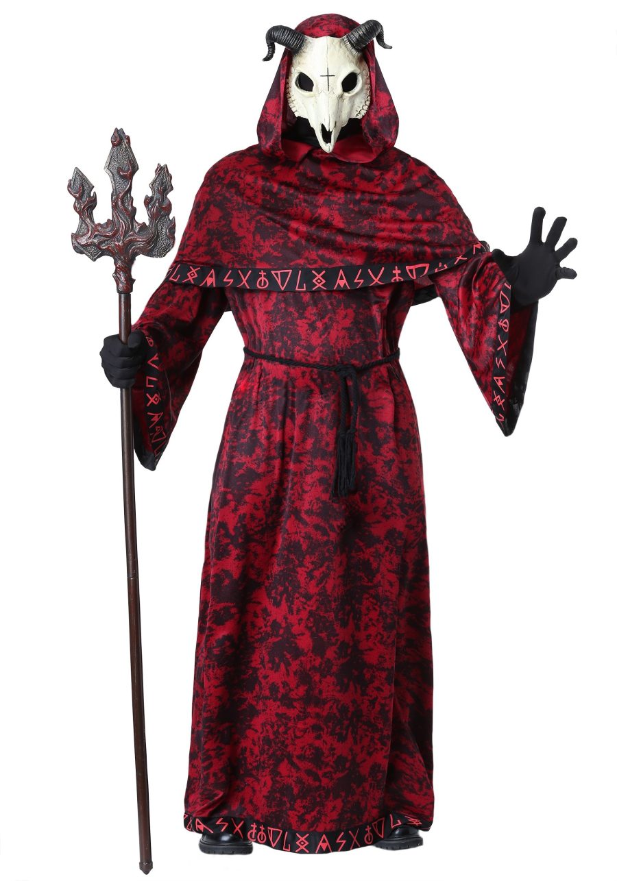 Adult Evil Skull Demon Costume