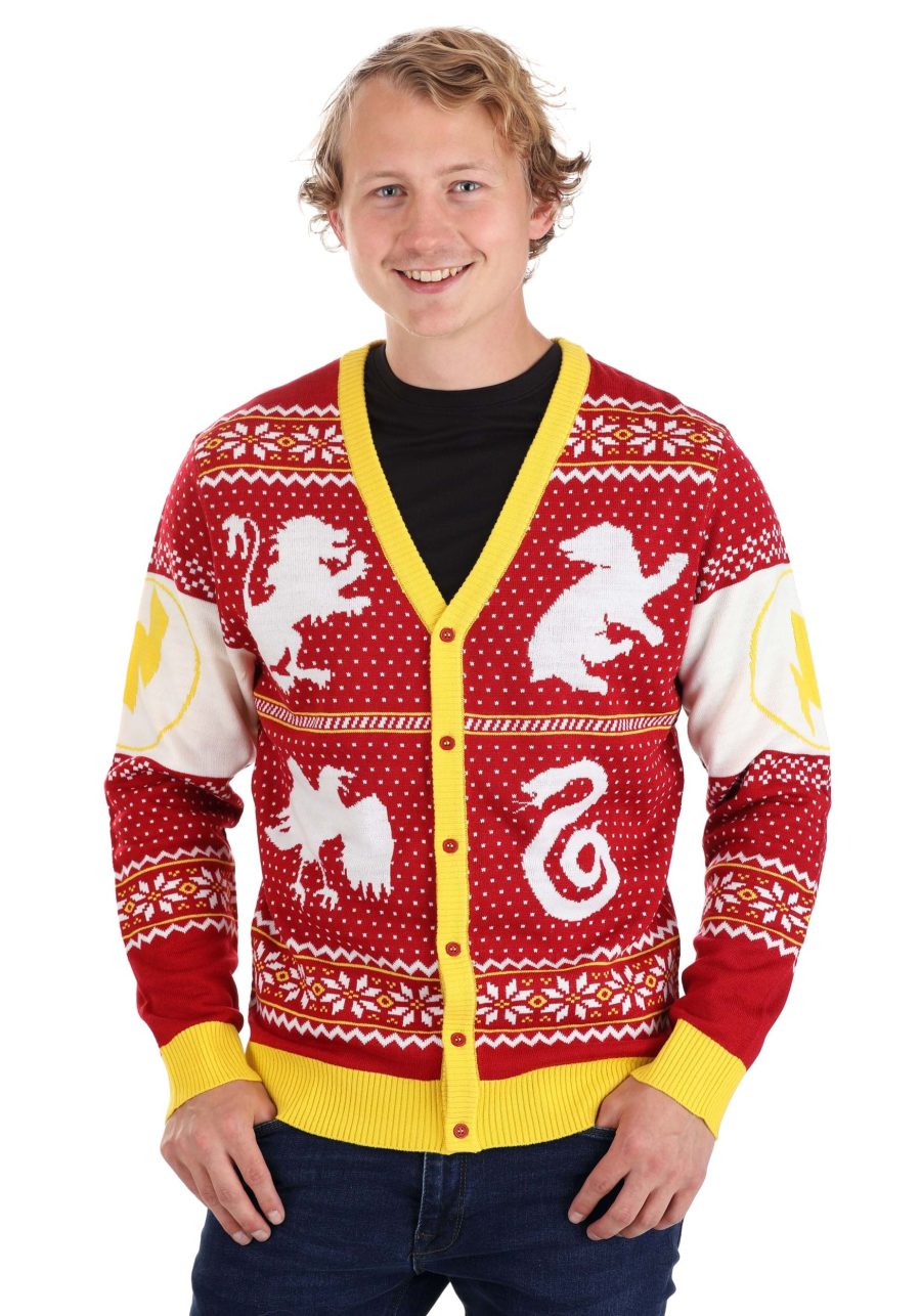 Adult Harry Potter Hogwarts Ugly Christmas Cardigan