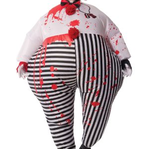 Adult Inflatable Evil Clown Costume