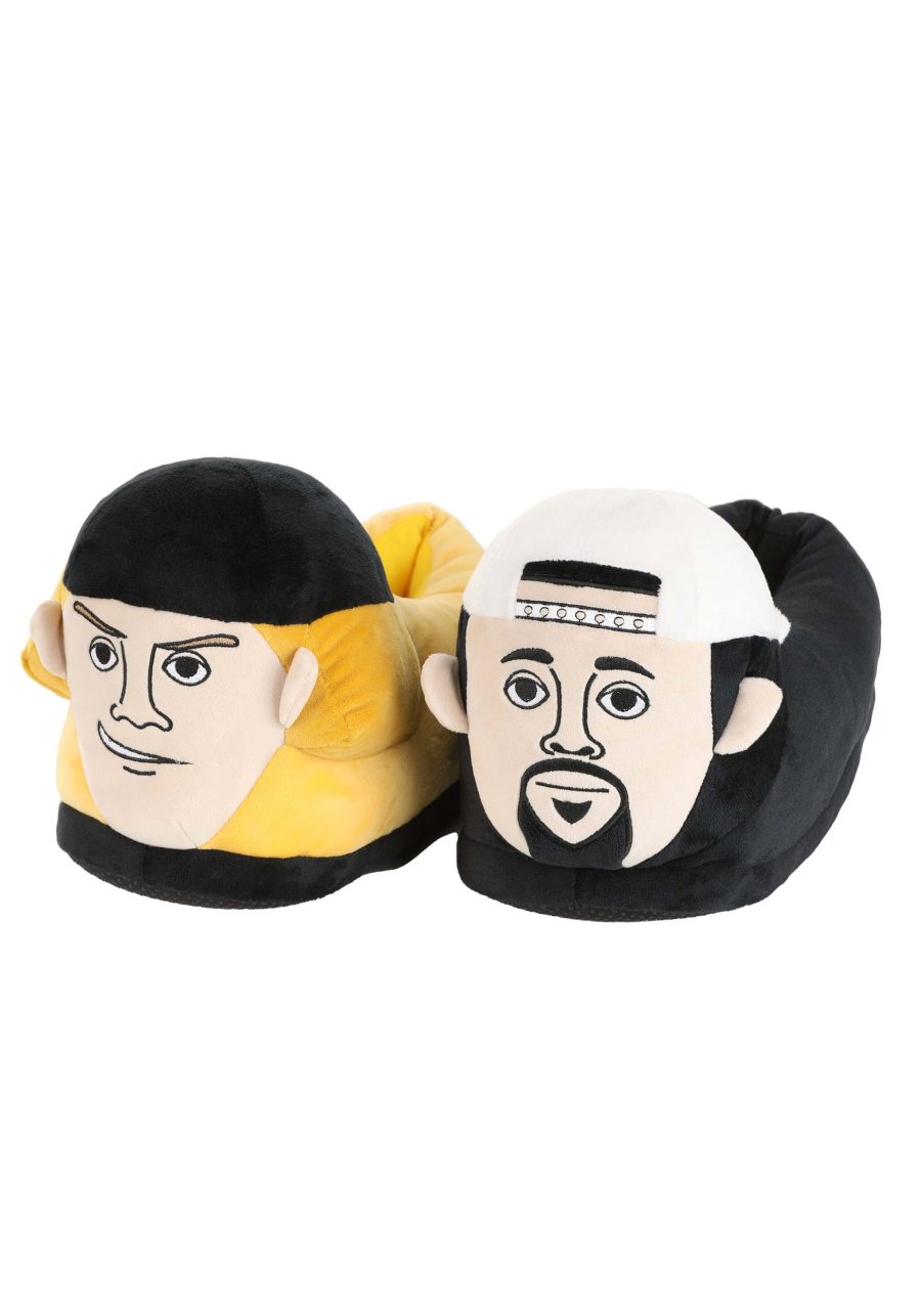 Adult Jay & Silent Bob Plush Slippers