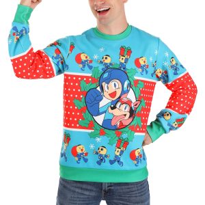 Adult Megaman Unisex Christmas Sweater