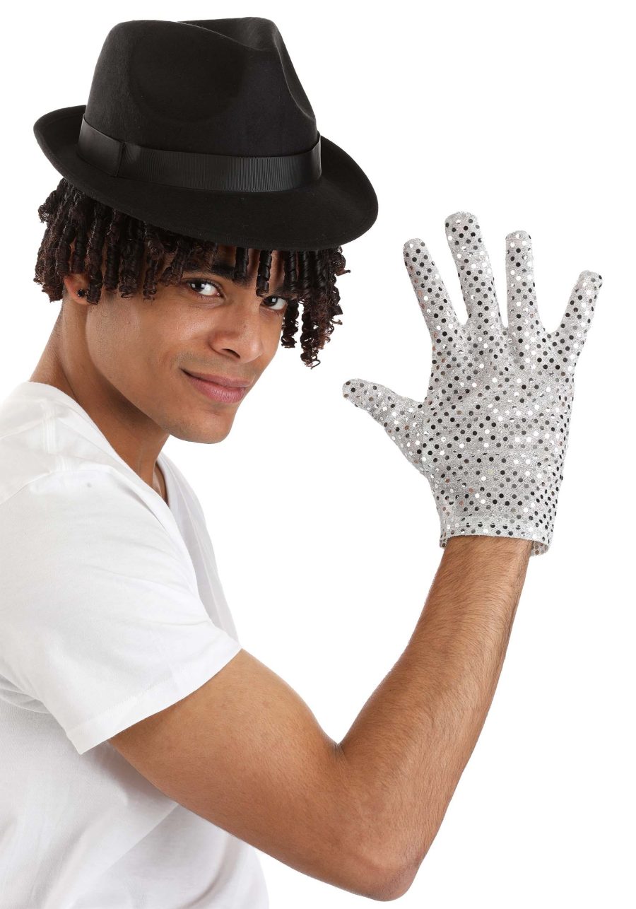 Adult Moonwalk Michael Jackson Glove & Hat Kit