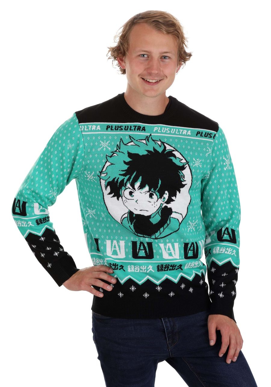 Adult My Hero Academia Ugly Christmas Sweater