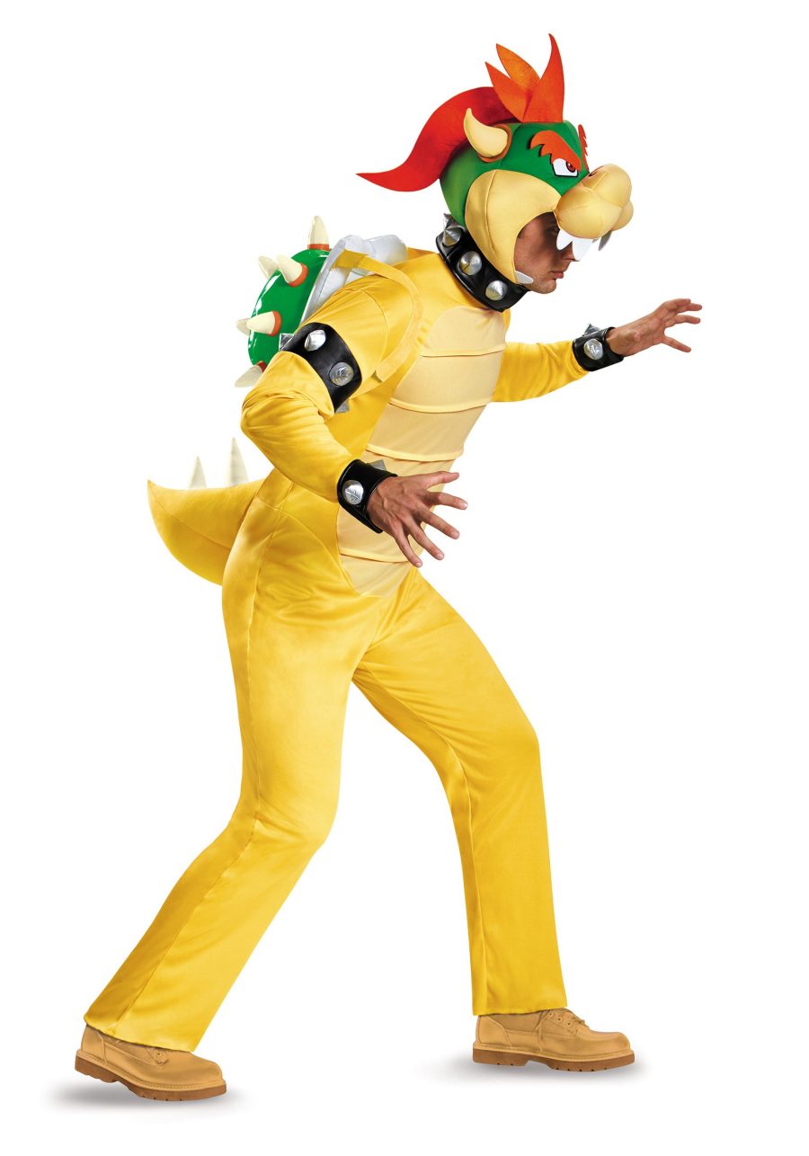 Adult Plus Size Deluxe Bowser Costume