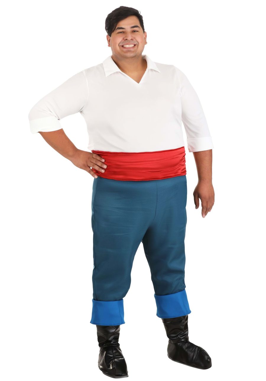 Adult Plus Size Disney Prince Eric Costume