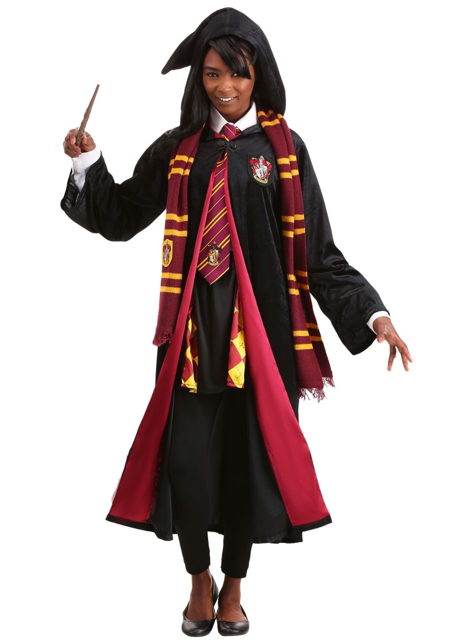 Adult Plus Size Harry Potter Deluxe Hermione Gryffindor Robe