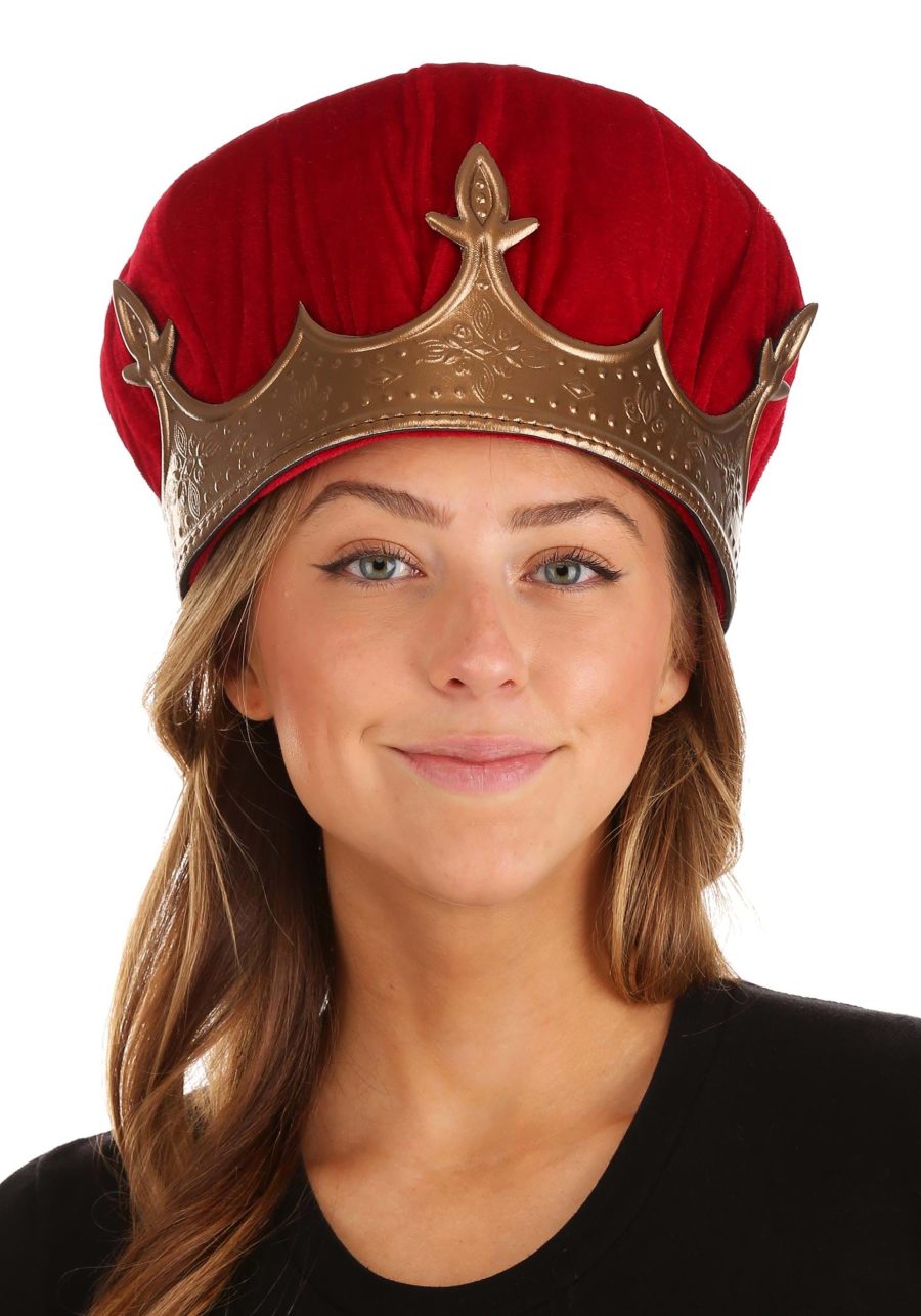 Adult Plush Queen Costume Crown