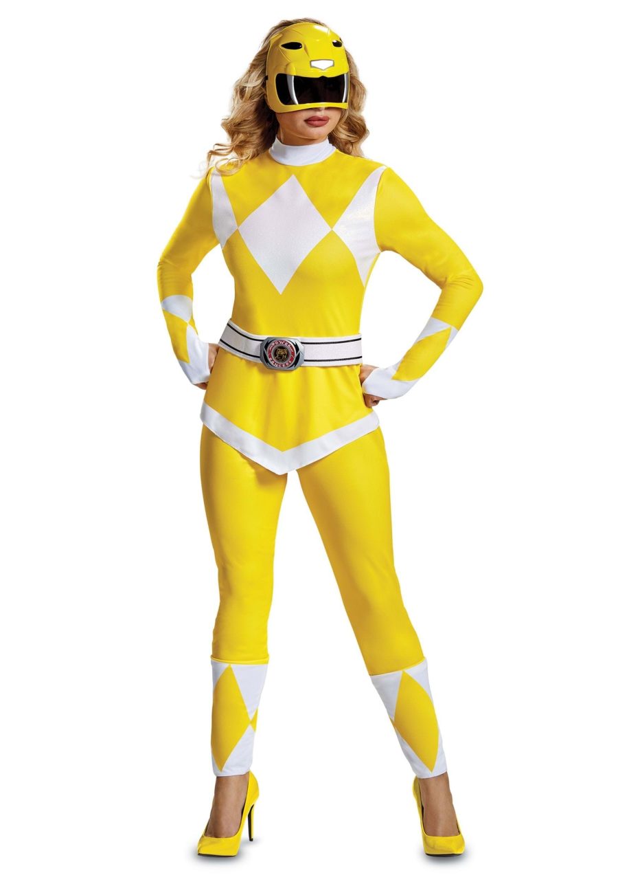 Adult Power Rangers Yellow Ranger Costume