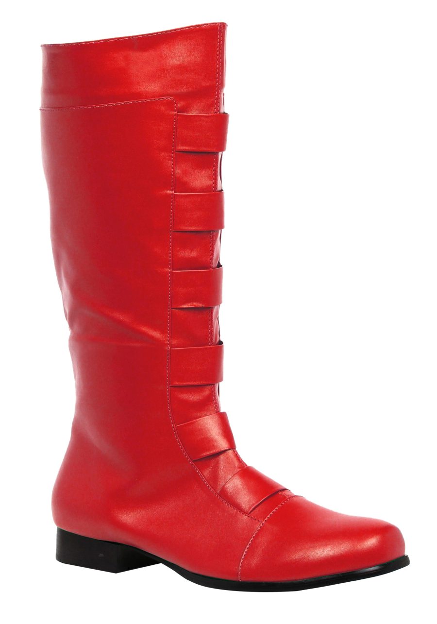 Adult Red Superhero Boots