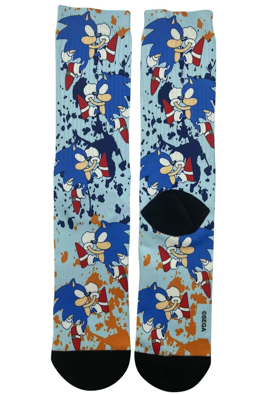 Adult Sonic The Hedgehog Classic Socks