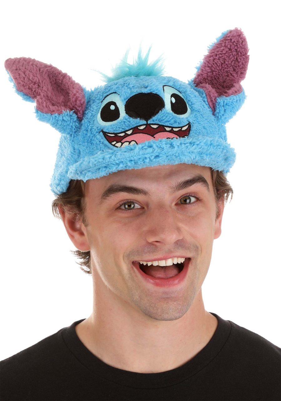 Adult Stitch Fuzzy Costume Cap