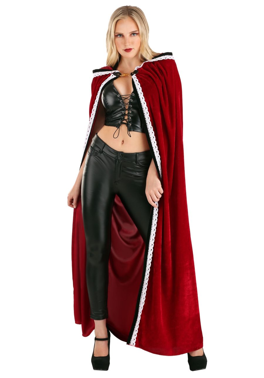 Adult Velvet Riding Hood Cape