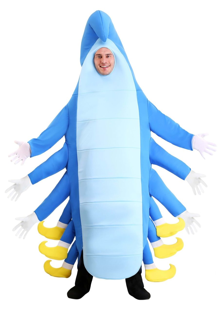 Adult Wonderful Blue Caterpillar Costume