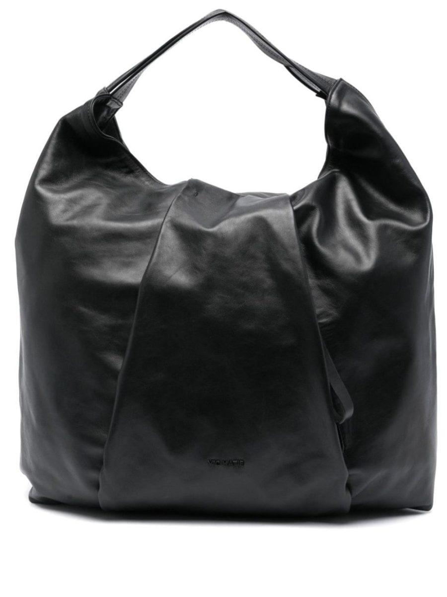 Angela maxi shopper with black folds