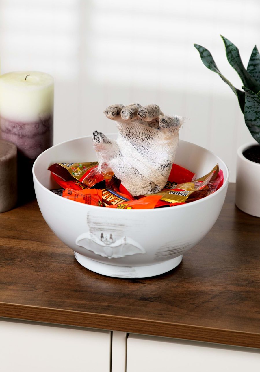 Animated Candy-Bowl Mummy Hand