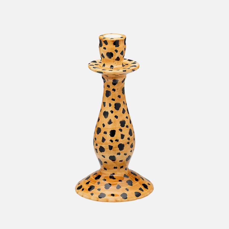 Anna + Nina Leopard Candle Holder