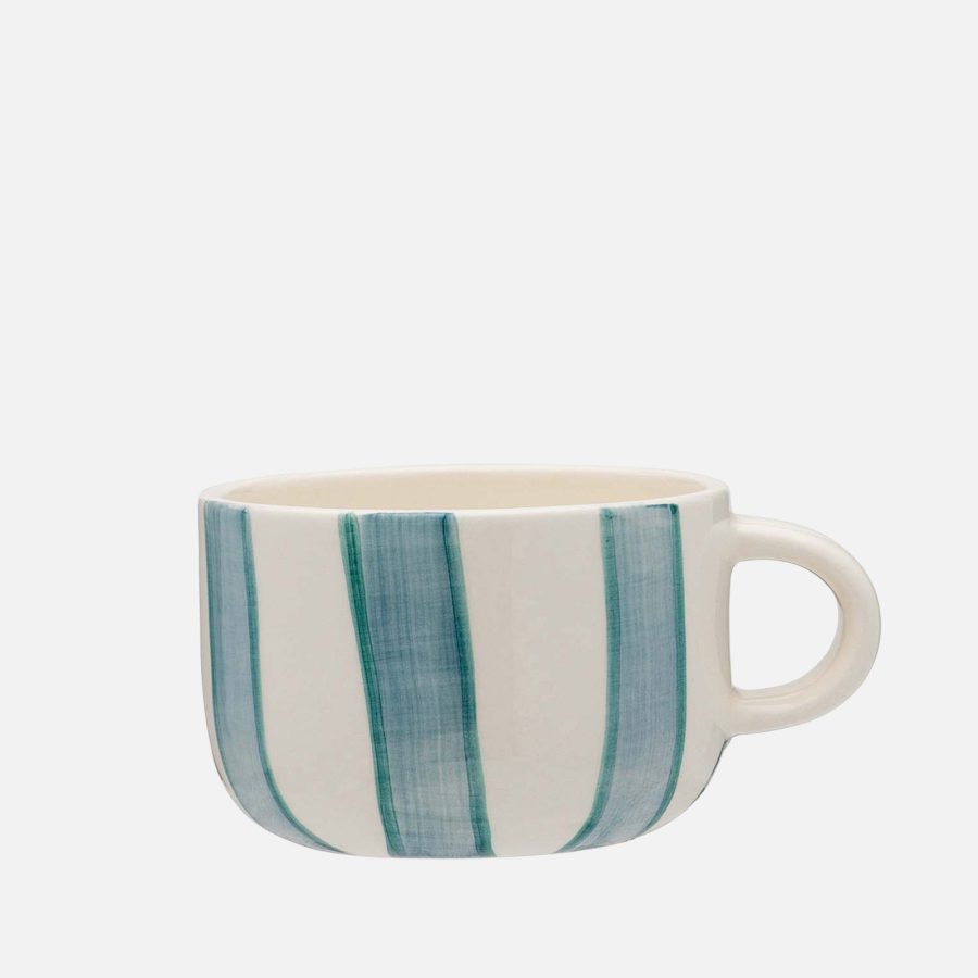 Anna + Nina Powder Striped Cappuccino Mug