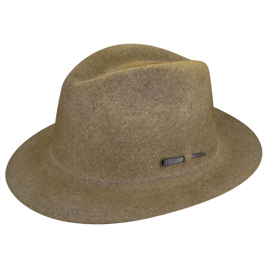 Atmore Fedora - Medium Brown Mix/XL