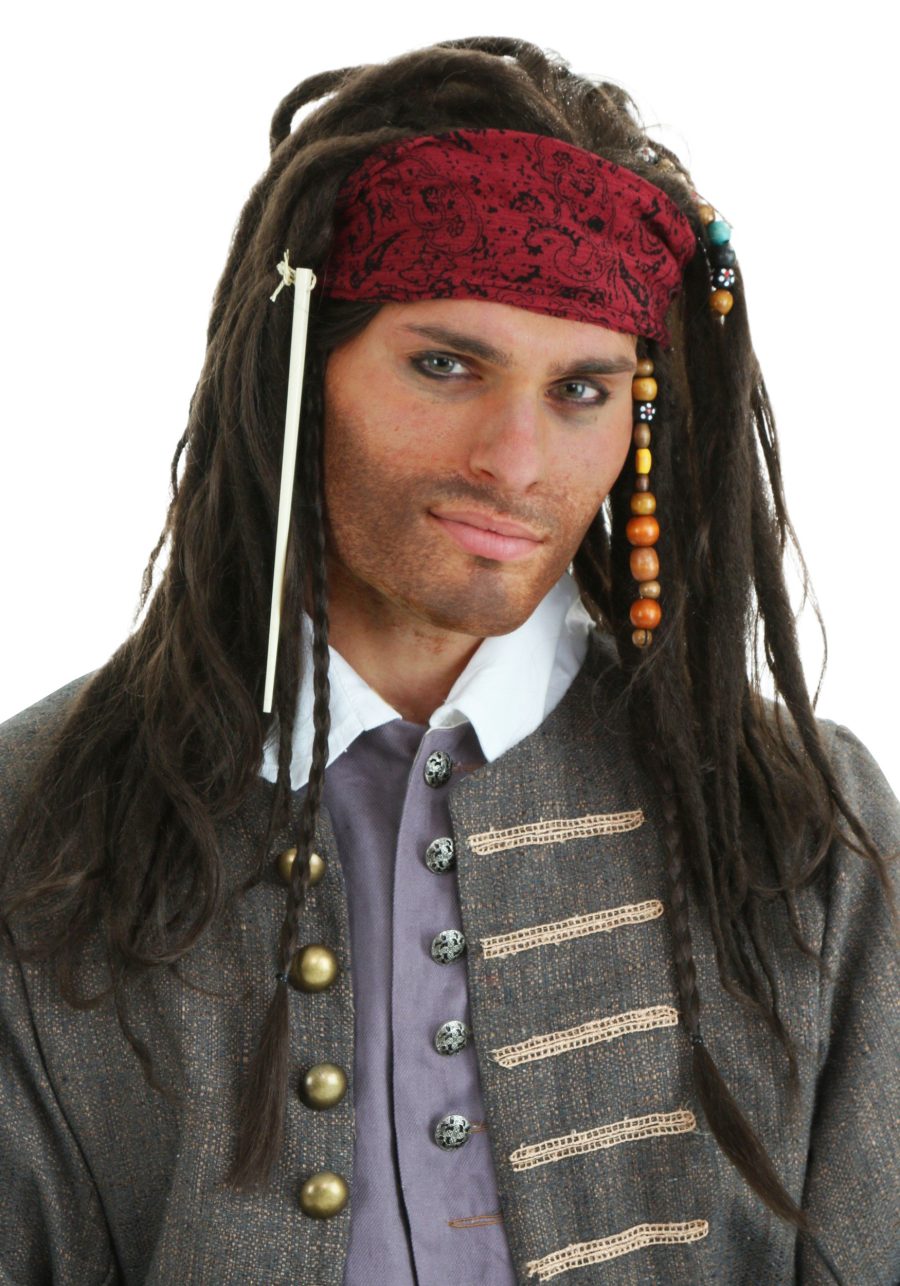 Authentic Men's Pirate Wig