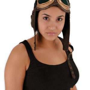Aviator Brown Hat Accessory for Adults