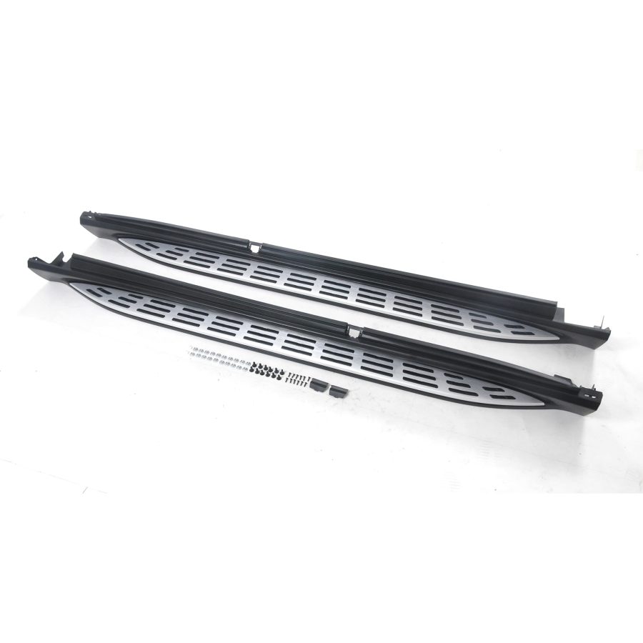 BLACK HORSE RMWC167 OEM Replica Running Boards Aluminum Compatible with 2021-2024 Mercedes-Benz GL350 4Matic Coupe