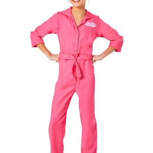 Barbie Movie Girl's Barbie Pink Jumpsuit Costume