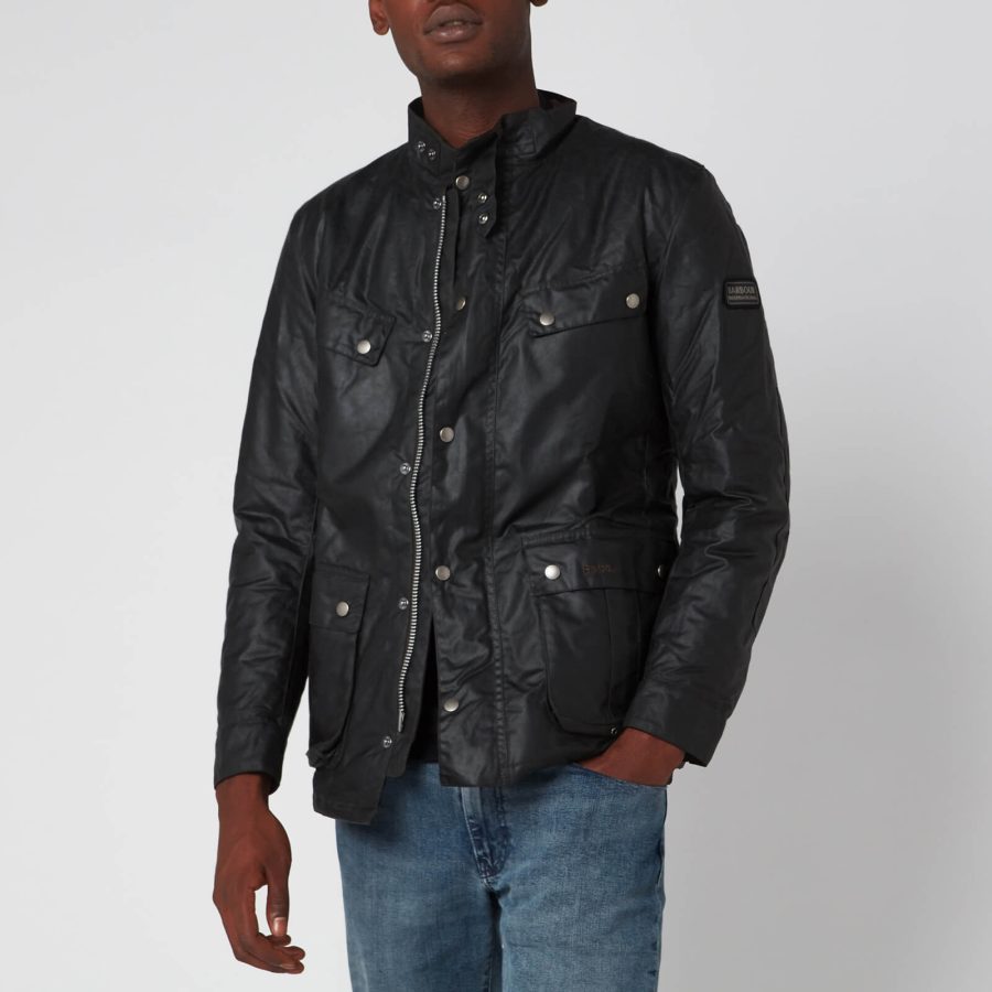 Barbour International Duke Waxed Cotton Jacket - S