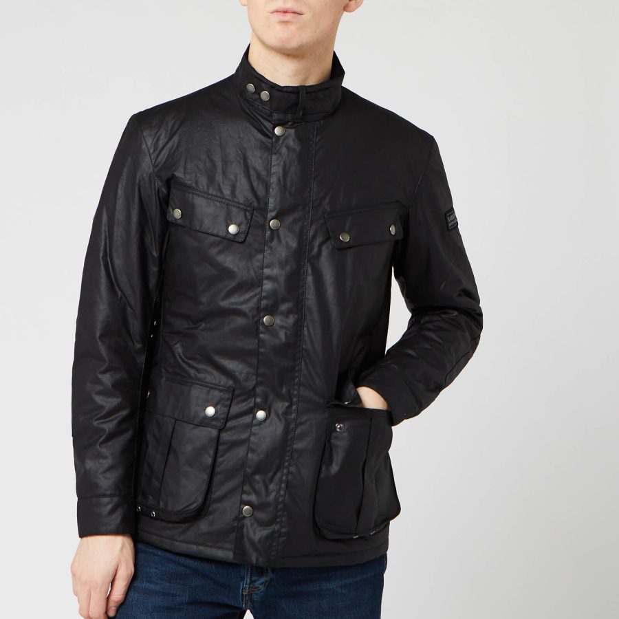 Barbour International Duke Waxed Cotton Jacket - S