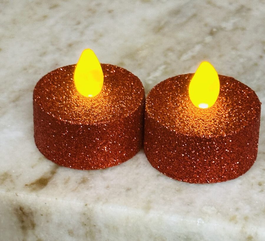 Battery Powered Flameless LED Tea Light Candles -2 Pc