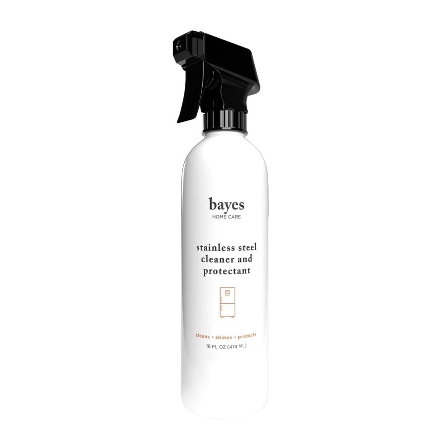 Bayes High-Performance Stainless Steel Cleaner Spray, Polish, and Protectant - S