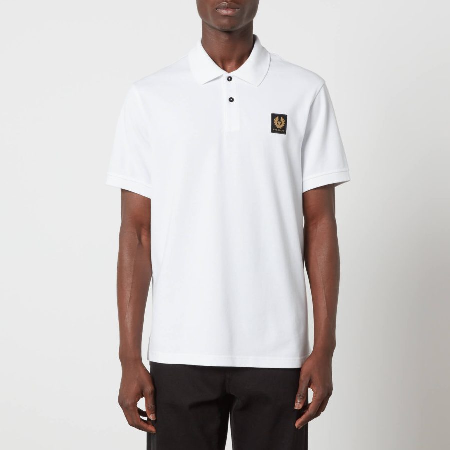 Belstaff Cotton-Piqué Polo Shirt - S