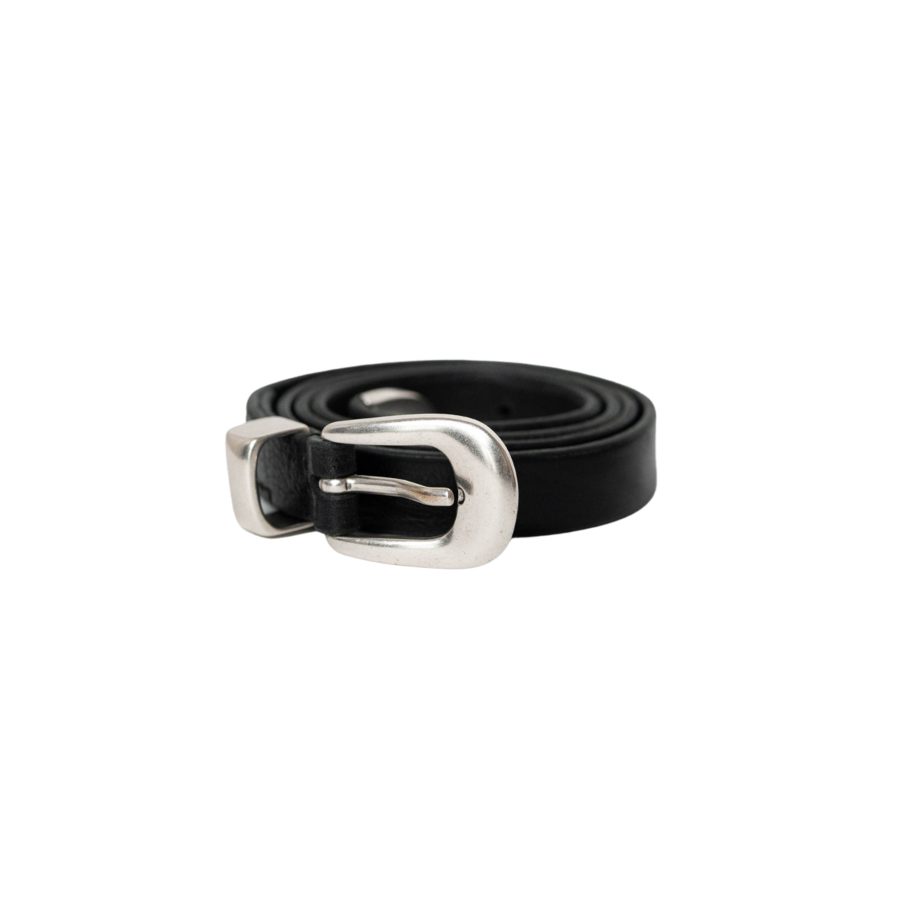 Belt 2cm in Black Leather